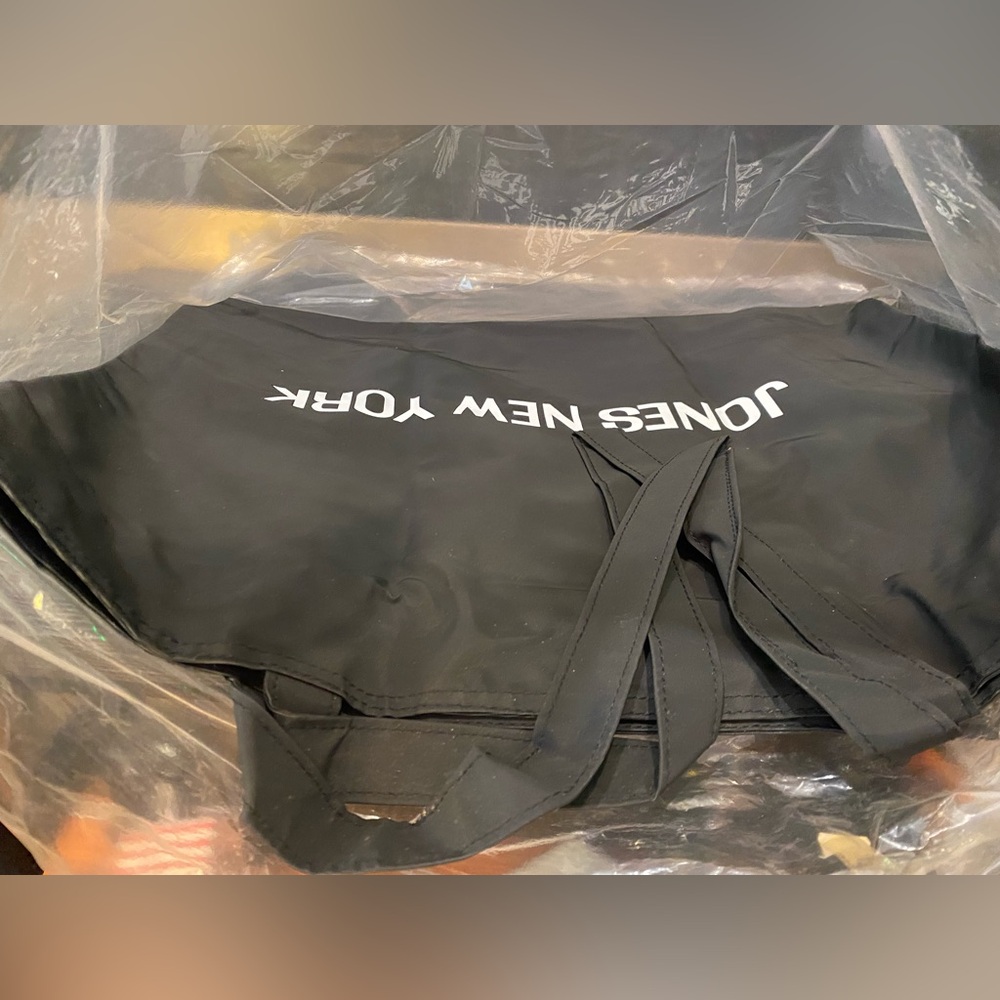 NOS Jones New York Large Nylon Zipper Tote Bag | NEW in Packaging